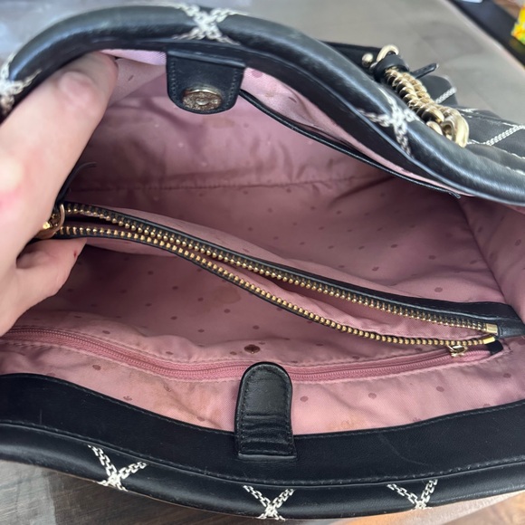 Kate Spade - Emerson Place Phoebe Black Quilted Shoulder Bag - Rare - Picture 3 of 9